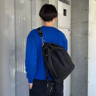 2-way string shoulder backpack