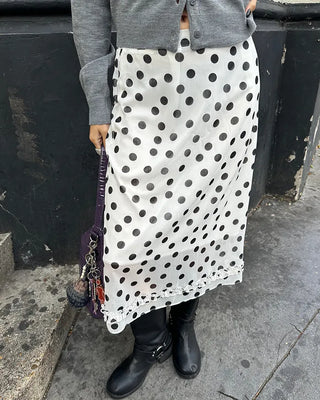 Round-toe biker mid-calf boots