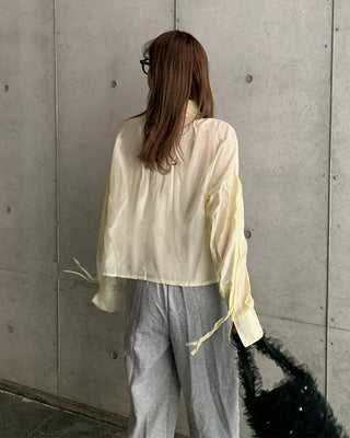 Lace-line sweatpants