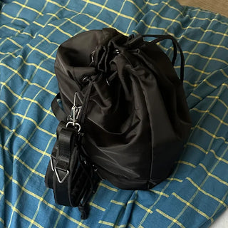 2-way string shoulder backpack
