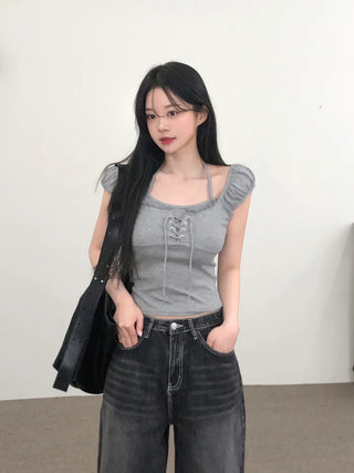 Shirred Layered T-Shirt