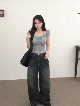 Shirred Layered T-Shirt