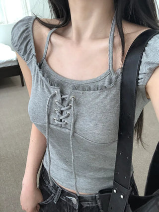 Shirred Layered T-Shirt