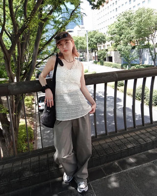 Tucked Summer Wide Chino Pants