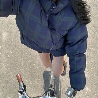 Unisex Checkered Down
