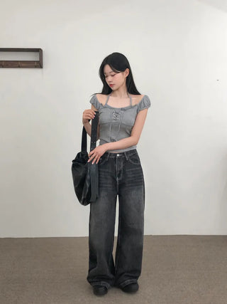 Shirred Layered T-Shirt