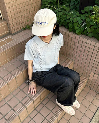 Mesh lace-up sneakers