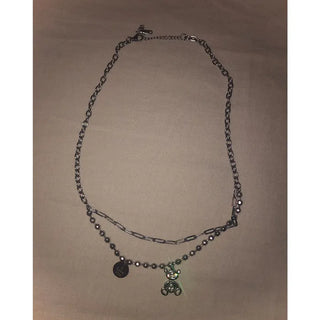 Coin Bear Chain Necklace