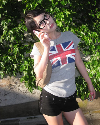 British slim short-sleeve T-shirt