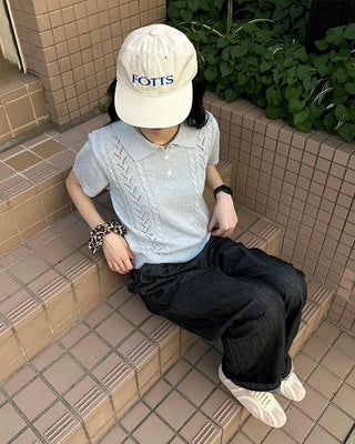 Mesh lace-up sneakers