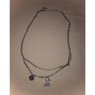 Coin Bear Chain Necklace