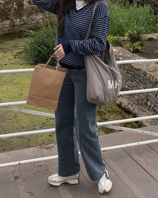 Striped sweatshirt knit - 2 colors