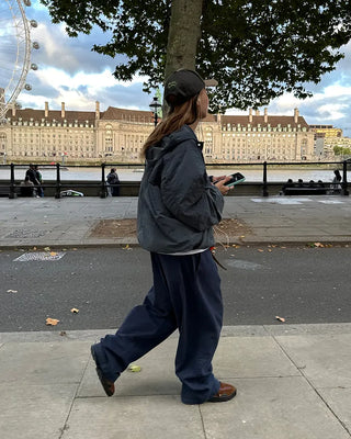 Unisex elasticated cotton pants