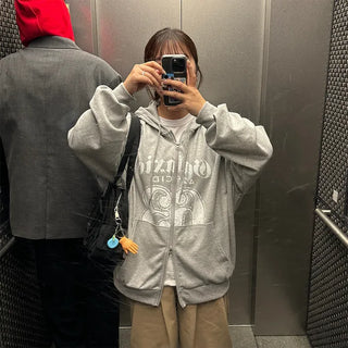 63 Logo Lettering 2-Way Zip Hoodie