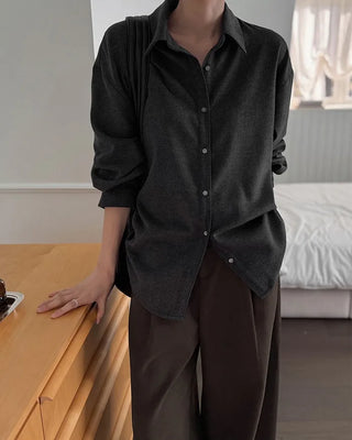 Basic wool shirt
