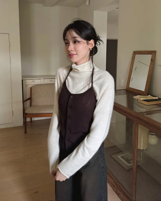 Knit camisole & knit skirt set