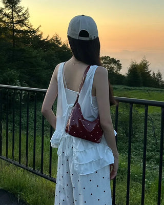 Stud Point Shoulder Bag