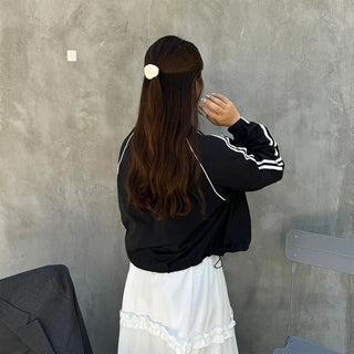Two-line zip-up mountain parka