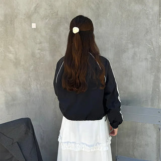 Two-line zip-up mountain parka