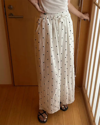 Ring-point string sandals