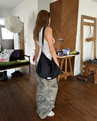 Camouflage Super Wide Cotton Pants