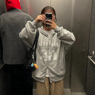 63 Logo Lettering 2-Way Zip Hoodie