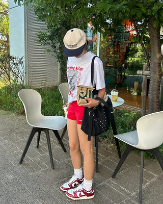 Charm Point Ribbed Shorts
