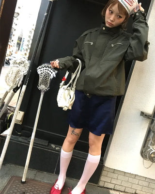 Zip-fly nylon jacket