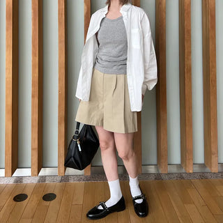 2-Pocket Oversized Shirt