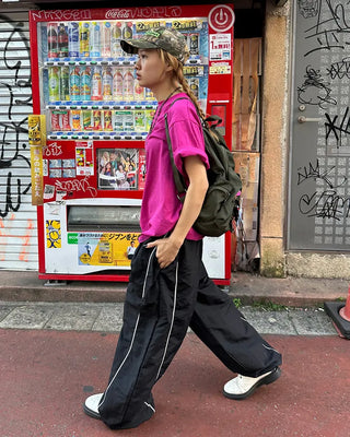 Out-piping tape easy pants