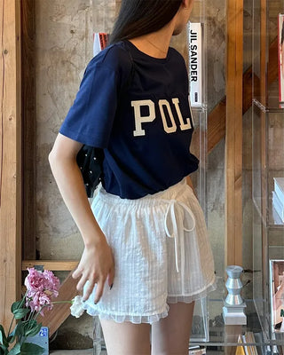 Lace punching shorts