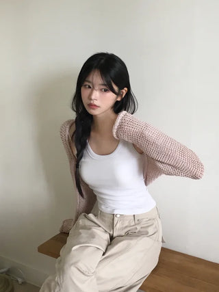 [7 colors] Ribbed Sleeveless Top