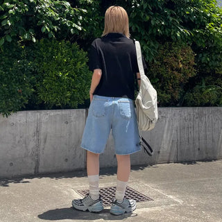 Denim shorts