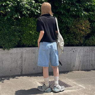 Denim shorts