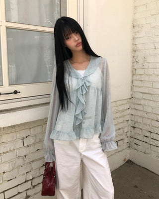 See-through blouse