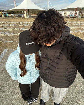 (Unisex) Hooded Light Down Jacket