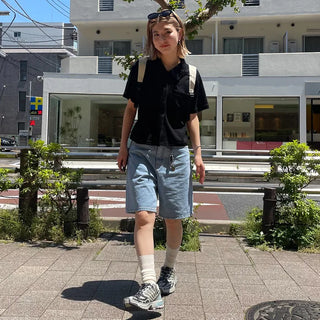 Denim shorts