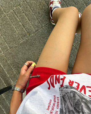 Charm Point Ribbed Shorts