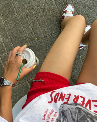 Charm Point Ribbed Shorts