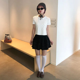 Sheer knee-high socks