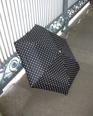 Dot Scallop Hem All-Weather Umbrella