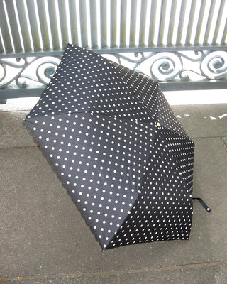 Dot Scallop Hem All-Weather Umbrella