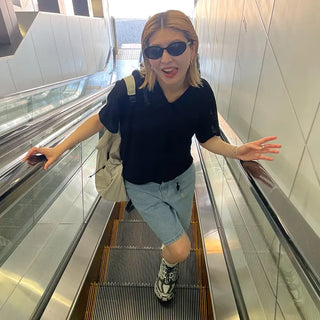 Denim shorts
