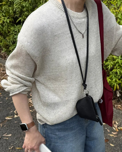 (Unisex) Linen Blend Summer Knit