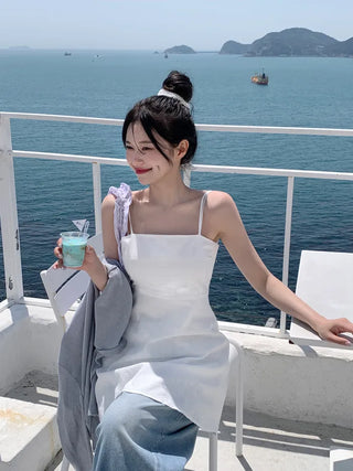 Linen camisole dress