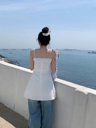 Linen camisole dress