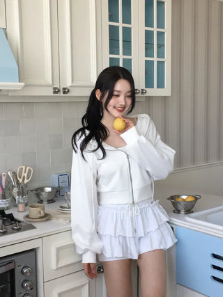 (5 colors) DR Balloon Cropped Hoodie