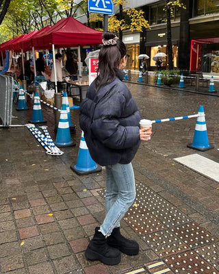 Unisex Checkered Down