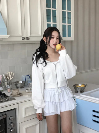 (5 colors) DR Balloon Cropped Hoodie
