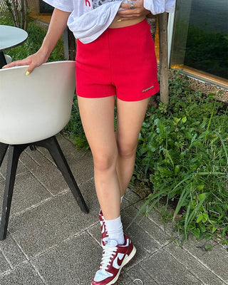 Charm Point Ribbed Shorts
